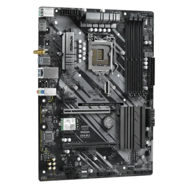 ASRock Z490 Phantom Gaming 4/ax Motherboard LGA 1200 intel Z490 support 10105 10700 10100 10320 G6400 10305 cpu DDR4 128GB ATX 2