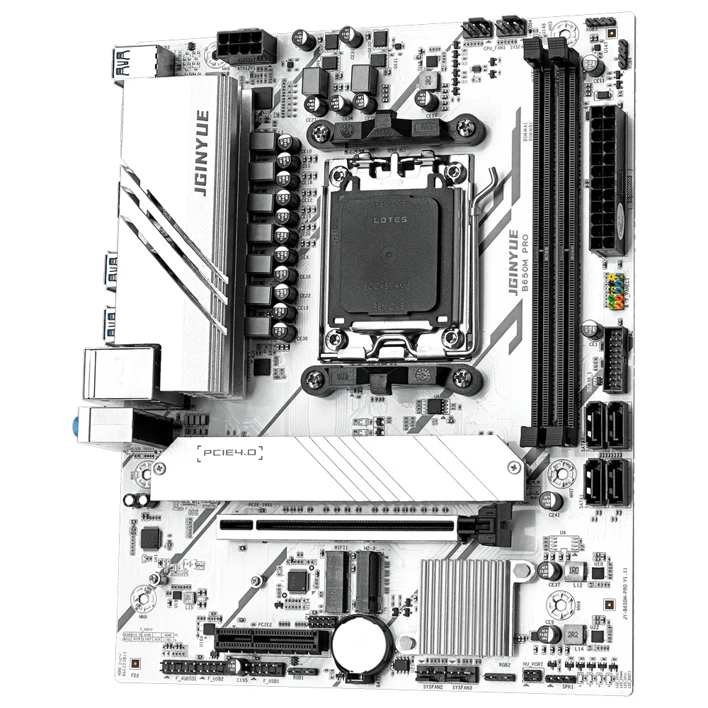 PRO B650M MATX AMD B650 DDR5 6000+MHz M.2 SATA USB3.2 64G Double Channel DDR5 Ryzen 7000/8000/9000 Serie Socket AM5 Motherboard 5