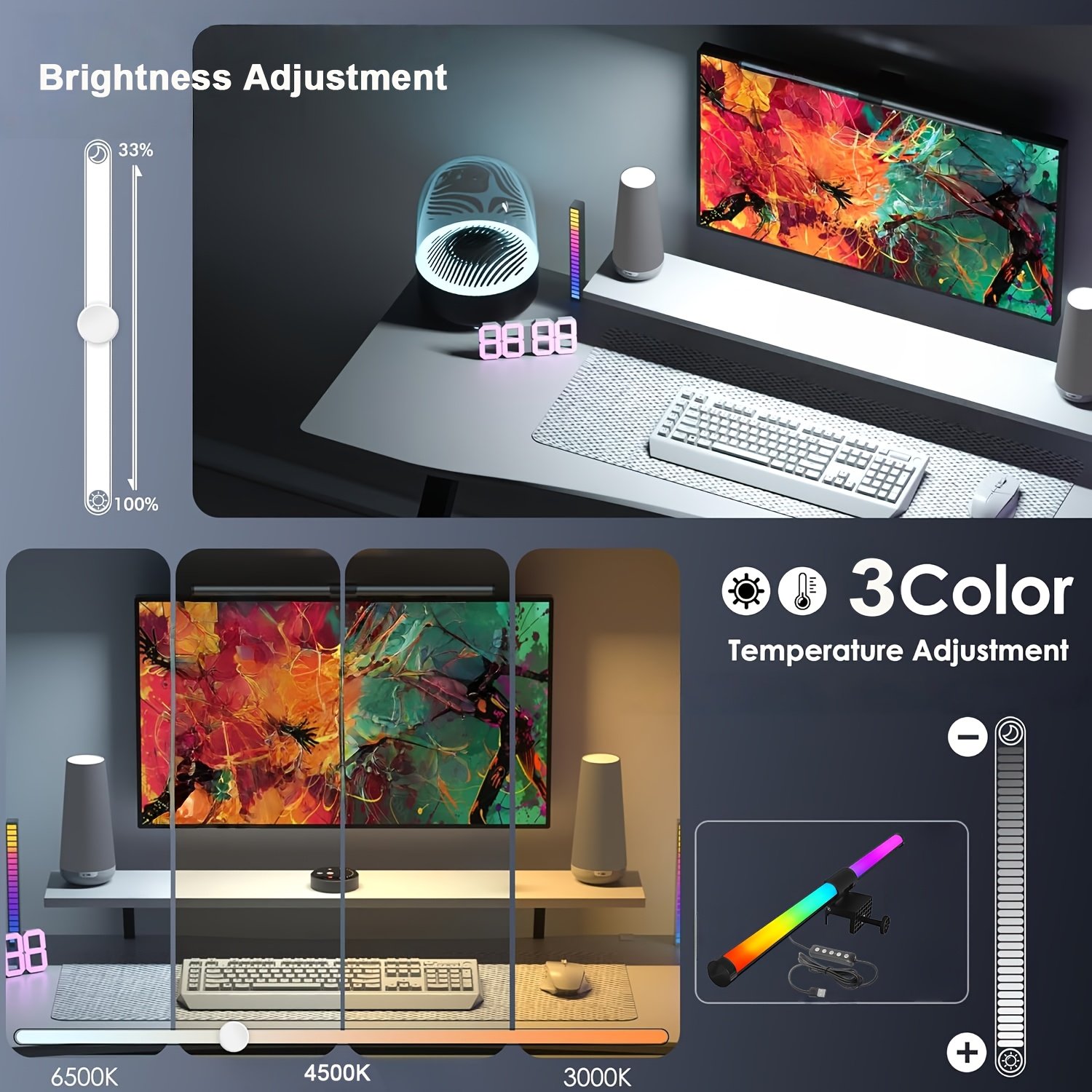 AMILL Smart Monitor Light Bar with RGB Backlight - Image 5