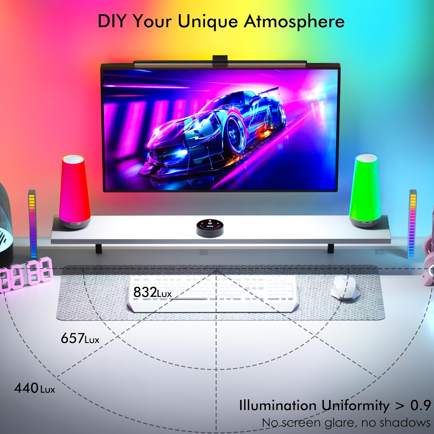 AMILL Smart Monitor Light Bar with RGB Backlight - Image 7
