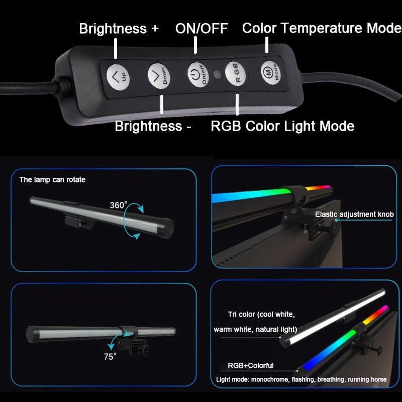 AMILL Smart Monitor Light Bar with RGB Backlight - Image 10